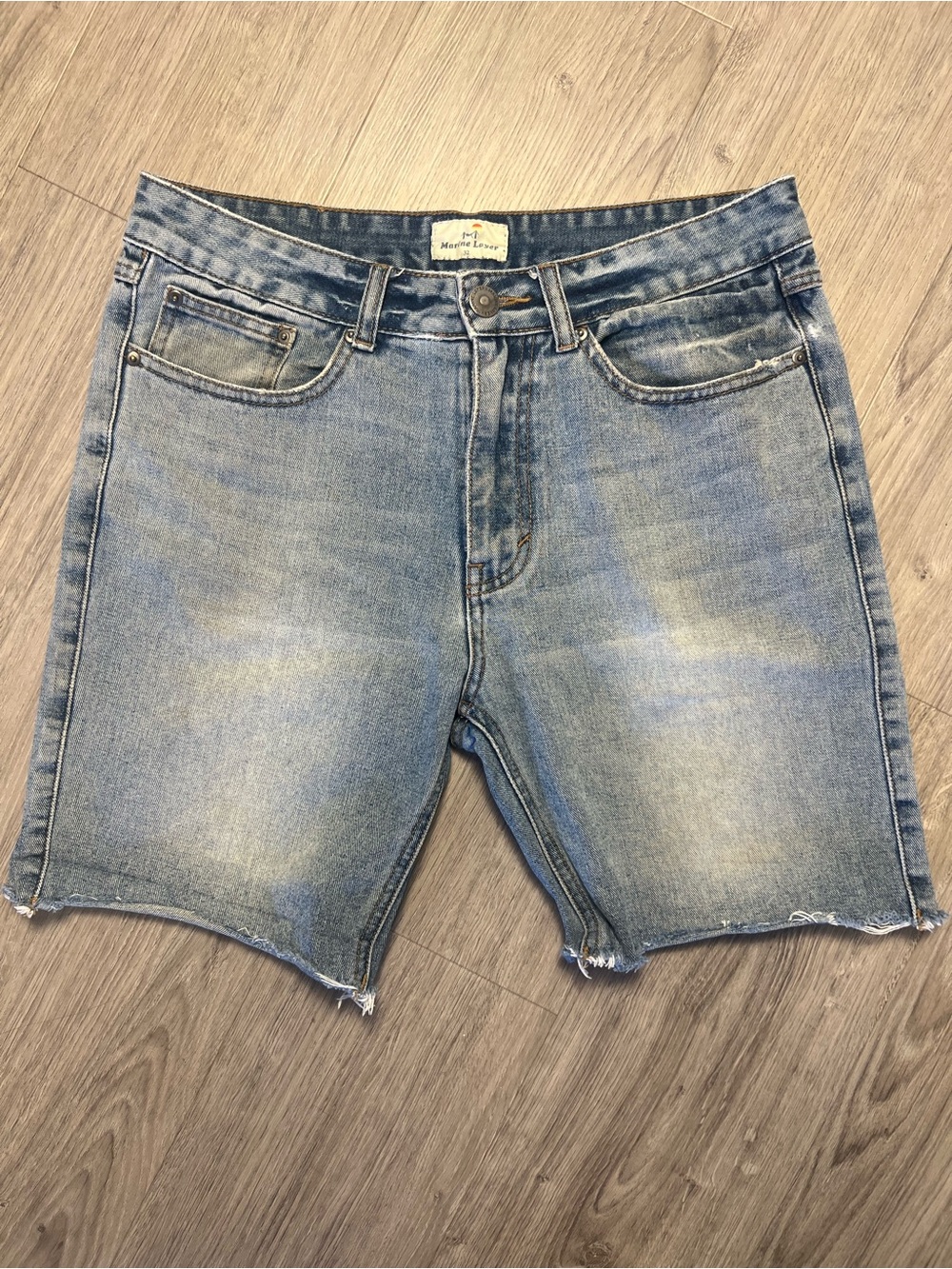Marine Layer Men’s Blue Denim Shorts | Coastal California Casual
